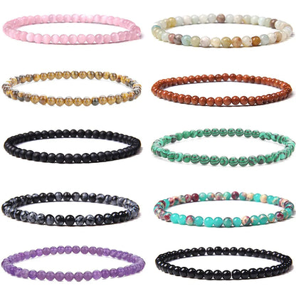 Fashion Geometric Natural Stone Beaded Bracelets