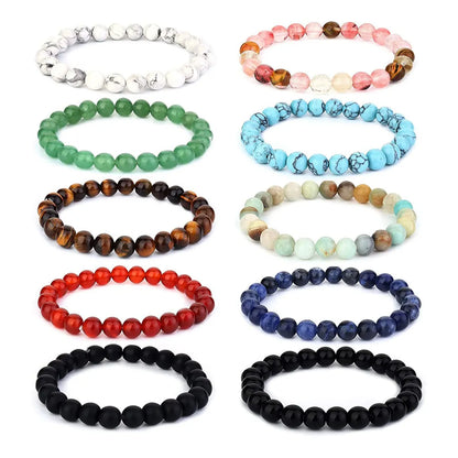 Fashion Geometric Natural Stone Beaded Bracelets