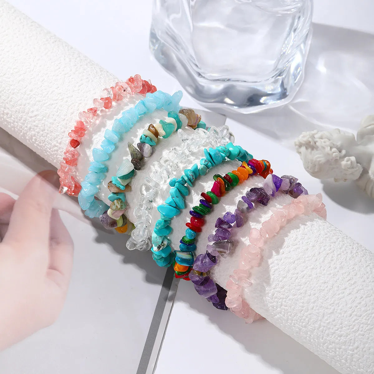 Fashion Geometric Natural Stone Bracelets 1 Piece