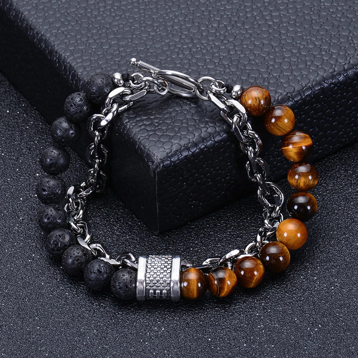 Fashion Geometric Natural Stone Handmade Bracelets 1 Piece