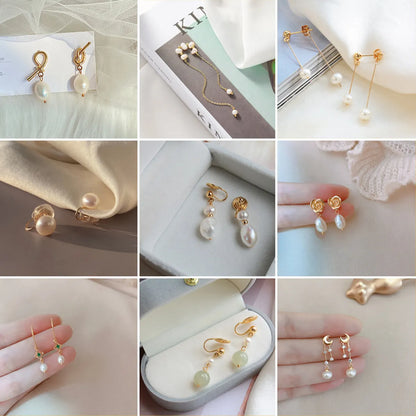 Fashion Geometric Pearl Earrings 1 Pair