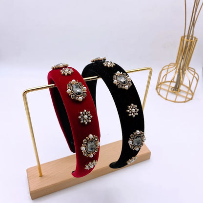 Fashion Geometric Rhinestone Rhinestone Hair Band 1 Piece