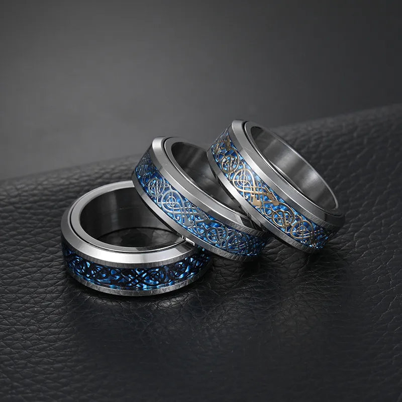 Fashion Geometric Round Stainless Steel Rings Stainless Steel Rings