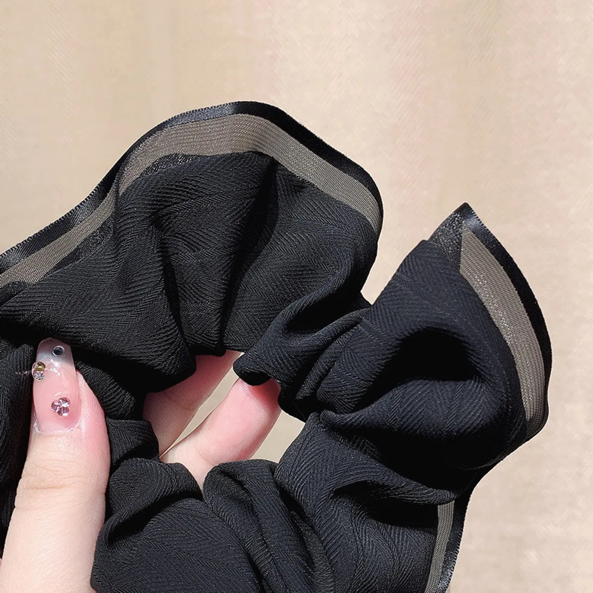 Fashion Geometric Satin Hair Tie