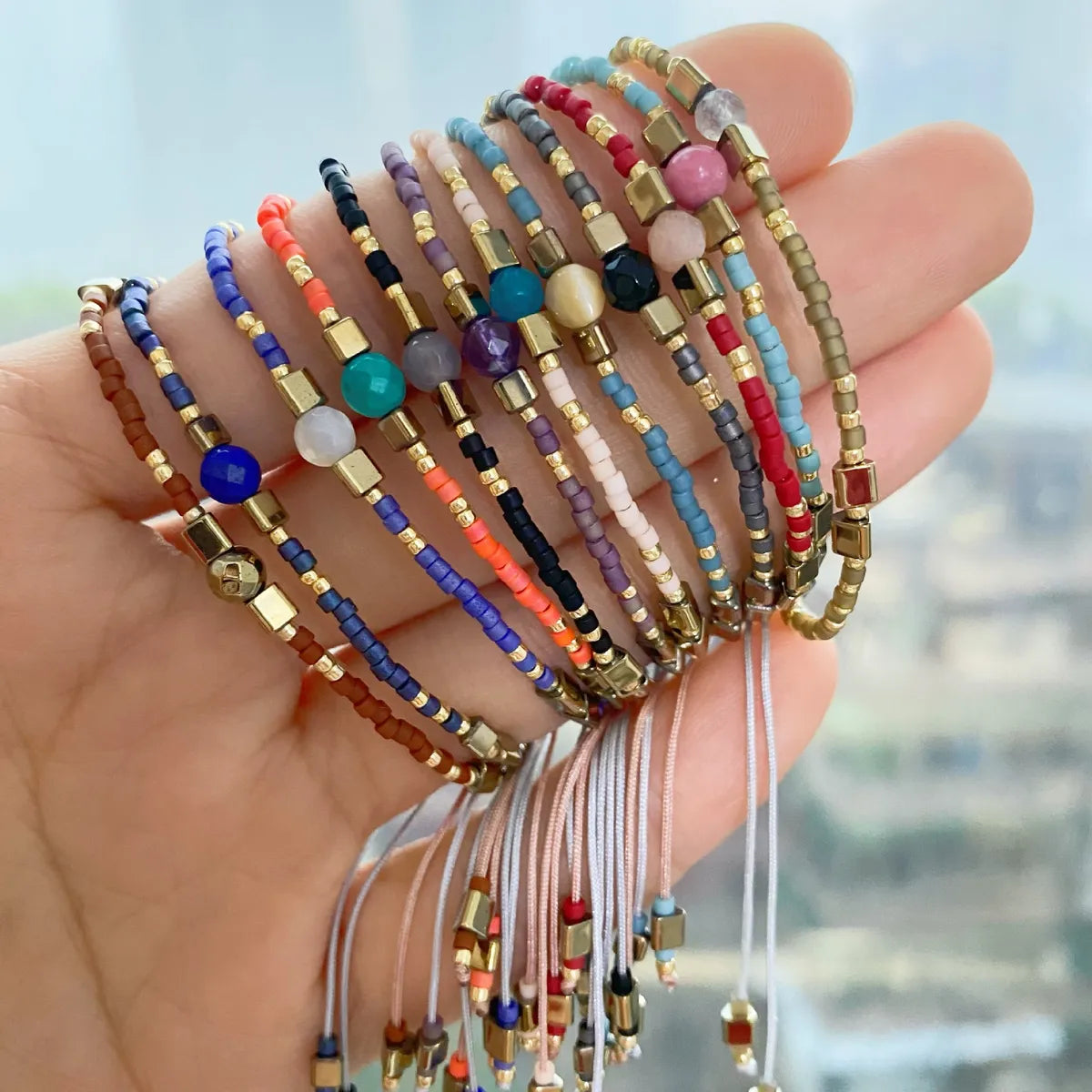 Fashion Geometric Seed Bead Wholesale Bracelets