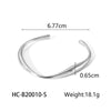 Fashion Geometric Shaped Irregular Stainless Steel Electroplated Female Bracelet