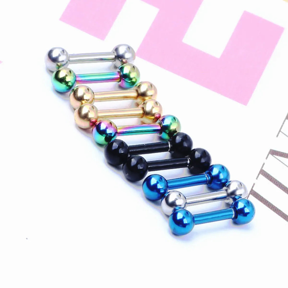 Fashion Geometric Stainless Steel Earrings Ear Studs 1 Piece