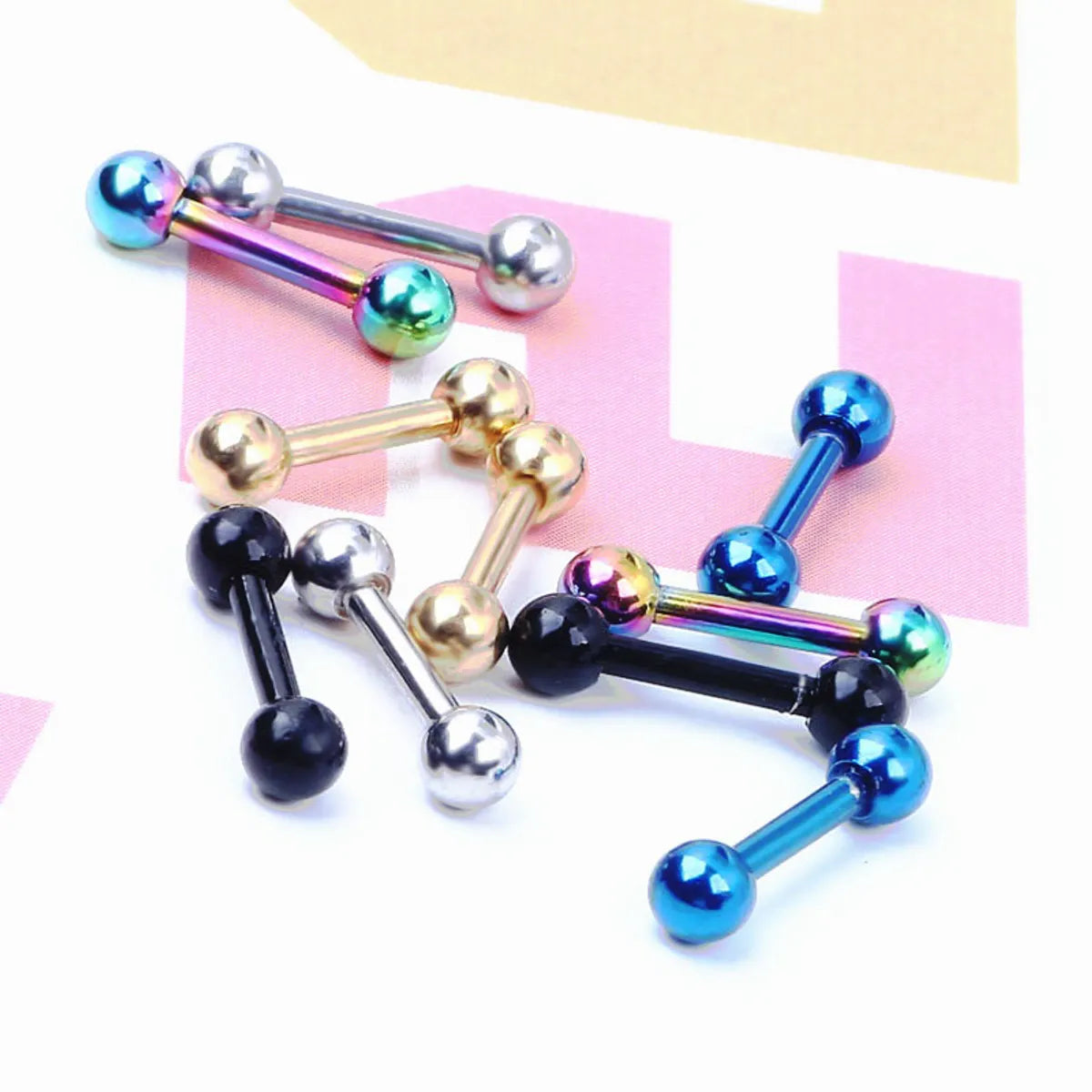 Fashion Geometric Stainless Steel Earrings Ear Studs 1 Piece