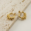 Fashion Geometric Stainless Steel Earrings Plating Stainless Steel Earrings 1 Pair
