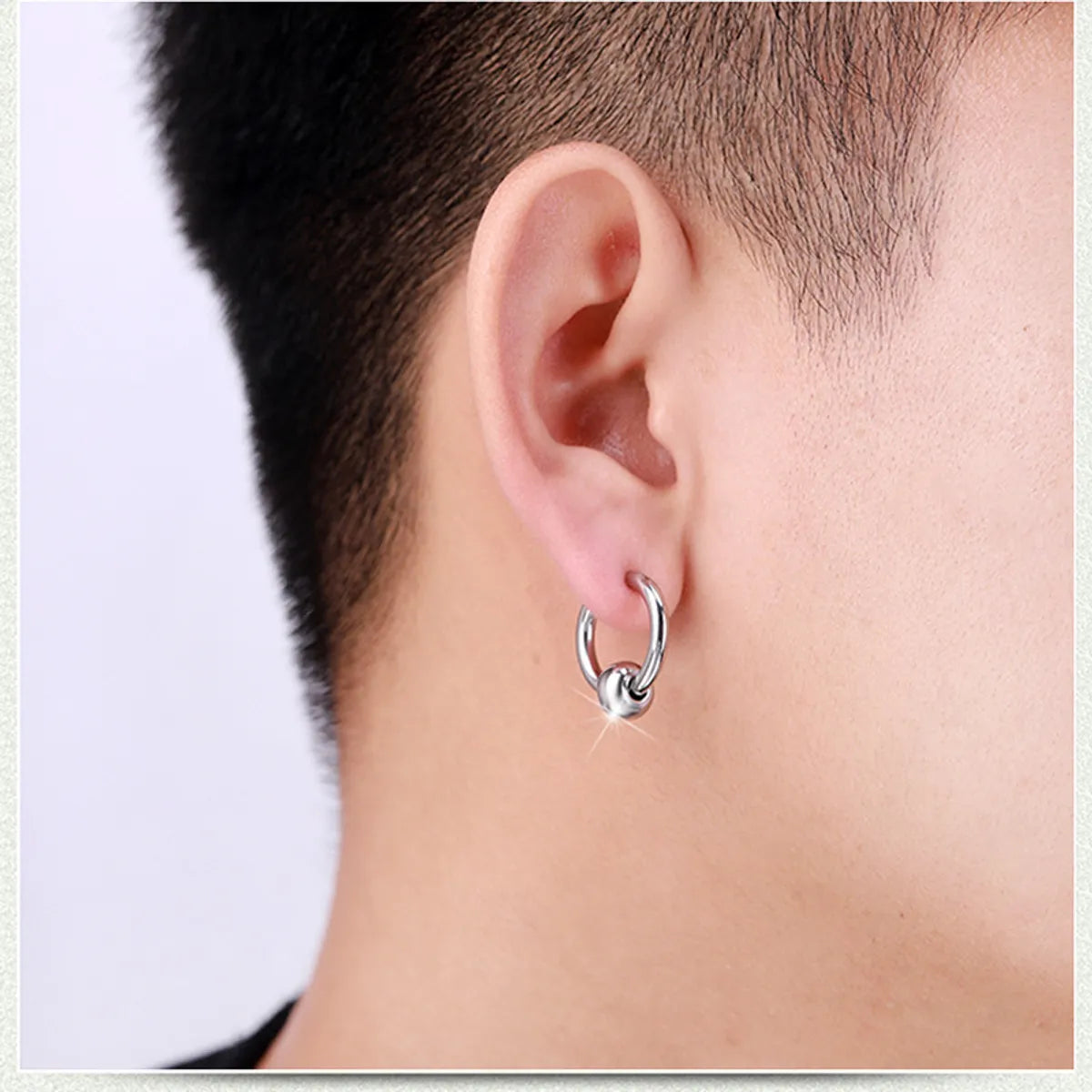 Fashion Geometric Stainless Steel Earrings Plating Stainless Steel Earrings 1 Piece