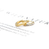 Fashion Geometric Stainless Steel Inlay Zircon Earrings 1 Pair