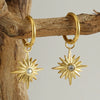 Fashion Geometric 316L Stainless Steel 18K Gold Plated Earrings For Women