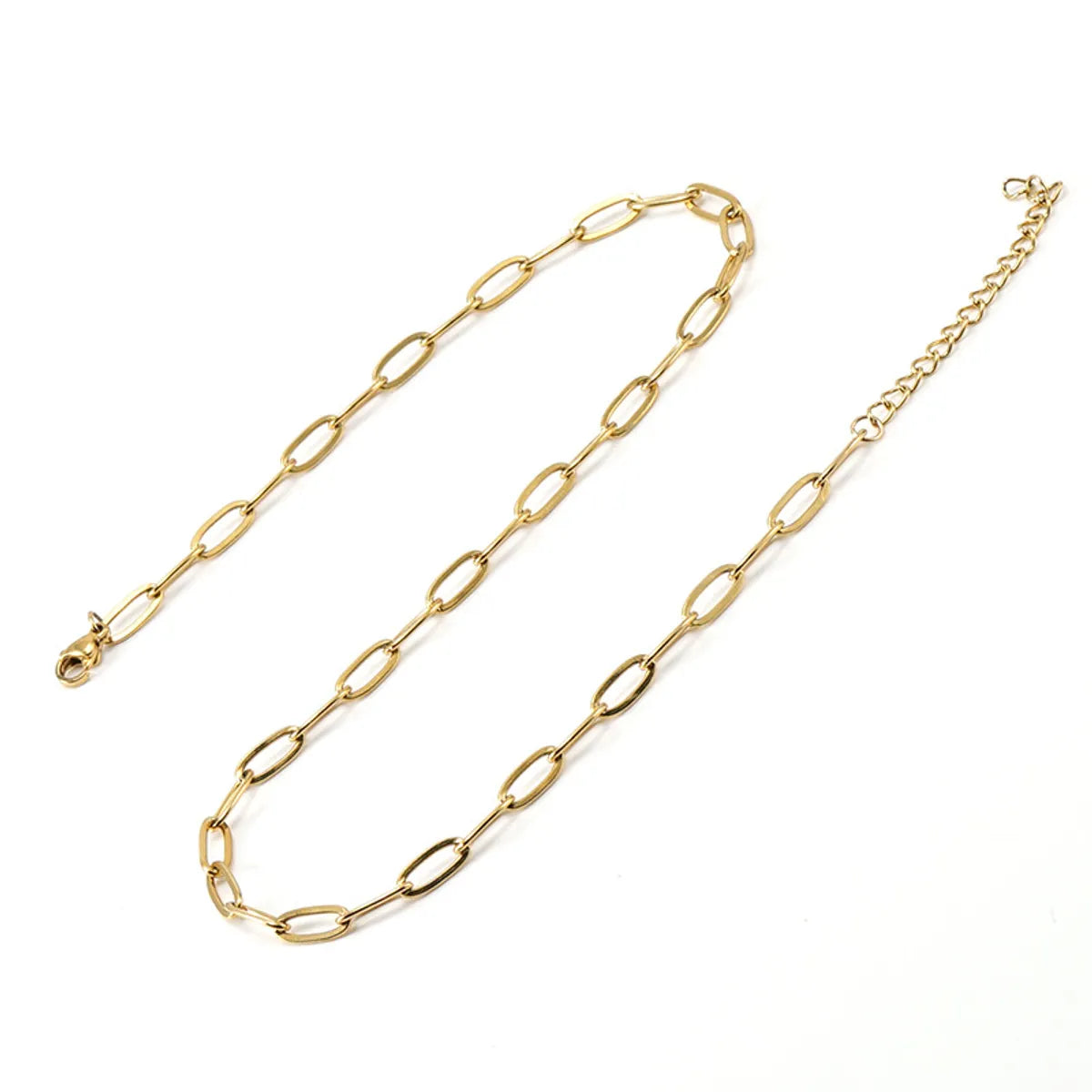 Fashion Geometric Stainless Steel Necklace Gold Plated Stainless Steel Necklaces