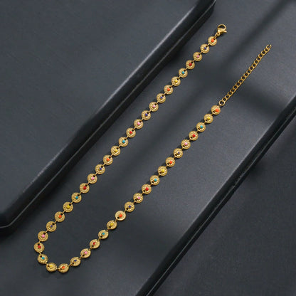 Fashion Geometric Stainless Steel Necklace Plating Stainless Steel Necklaces