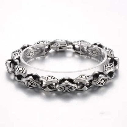 Fashion Geometric Stainless Steel Patchwork Bracelets 1 Piece