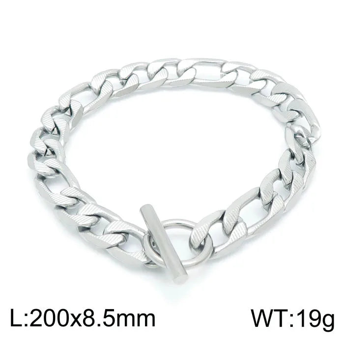 Fashion Geometric Stainless Steel Plating Bracelets 1 Piece