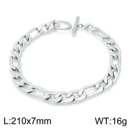 Fashion Geometric Stainless Steel Plating Bracelets 1 Piece