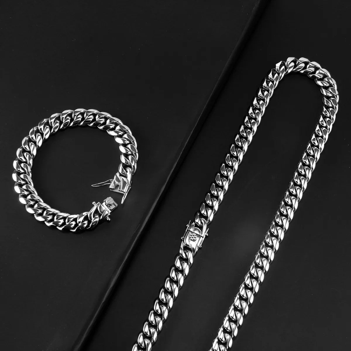 Fashion Geometric Stainless Steel Plating Necklace 1 Piece