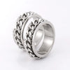 Fashion Geometric Stainless Steel Plating Rings 1 Piece