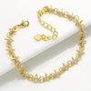 Fashion Geometric Stainless Steel Plating Zircon Bracelets