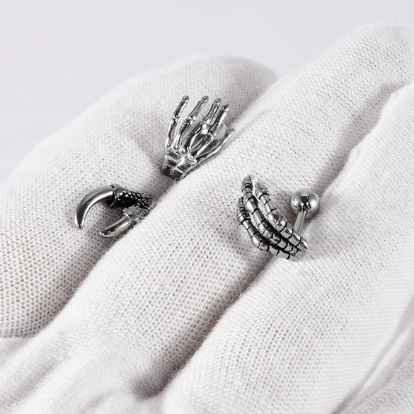 Fashion Geometric Stainless Steel Polish Earrings