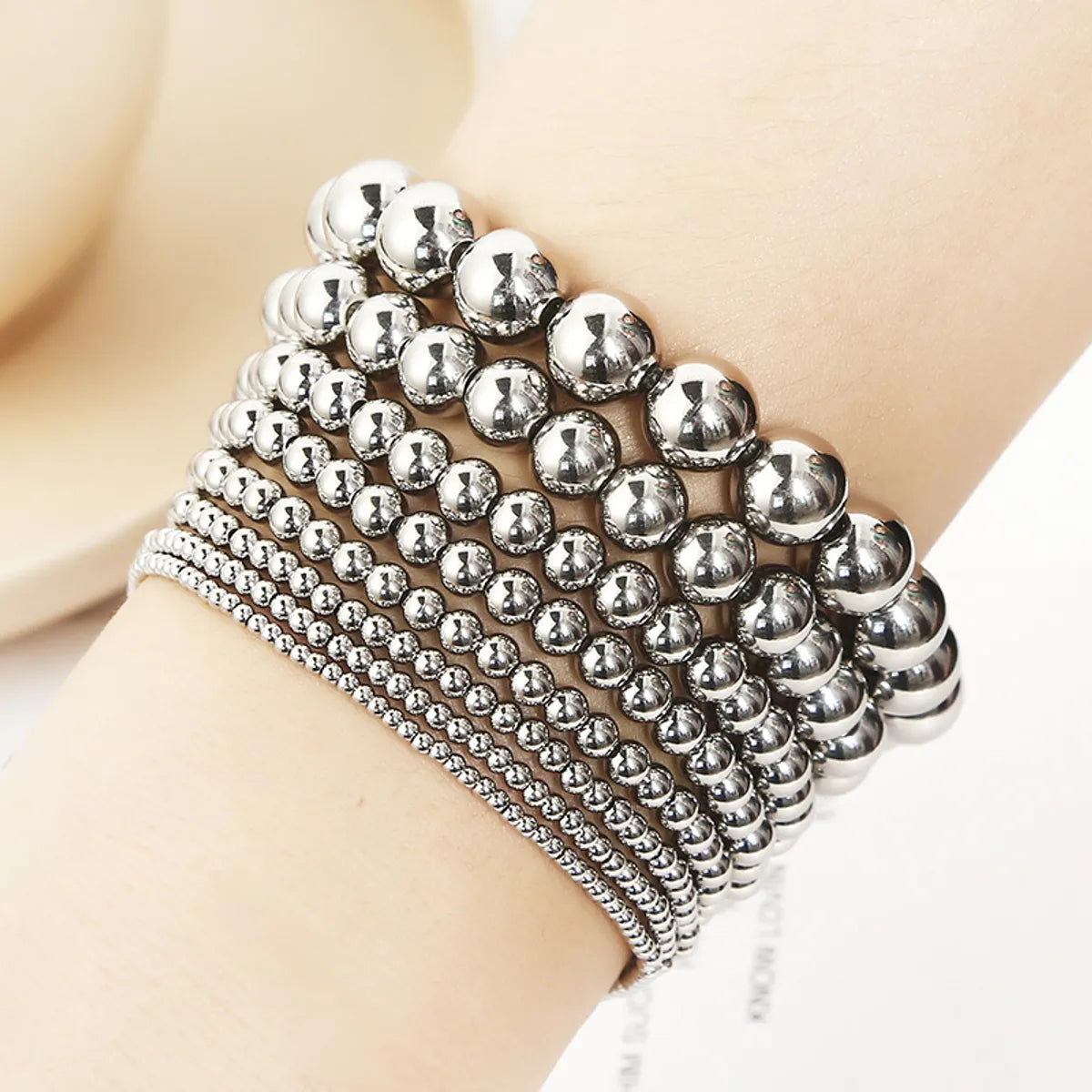 Fashion Geometric Stainless Steel Polishing Bracelets