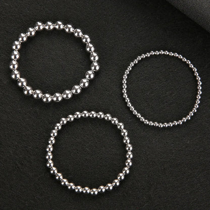 Fashion Geometric Stainless Steel Polishing Bracelets