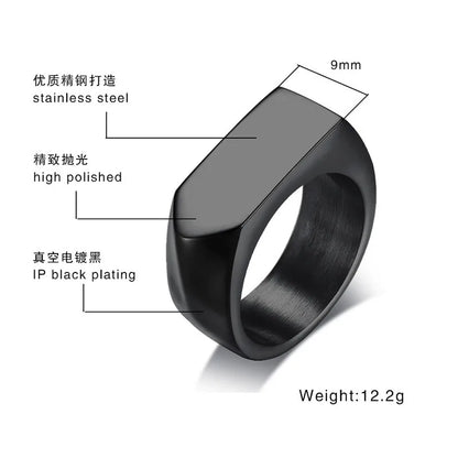 Fashion Geometric Stainless Steel Rings Plating Stainless Steel Rings