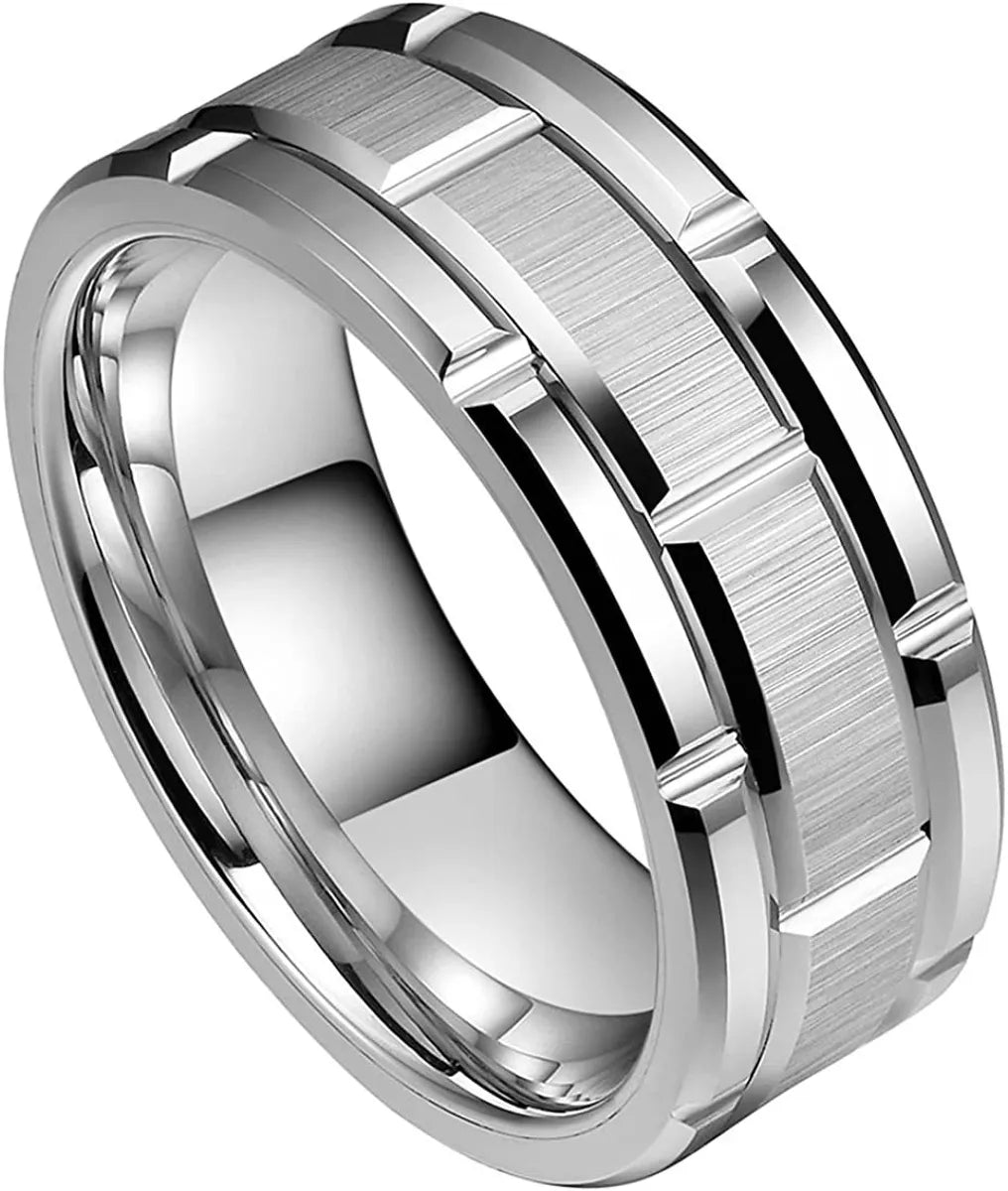 Fashion Geometric Stainless Steel Rings