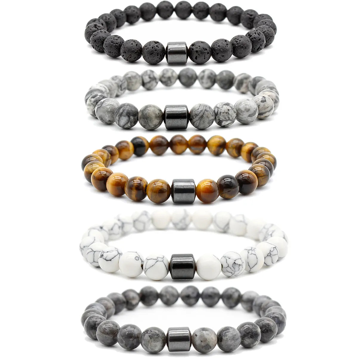 Fashion Geometric Stone Beaded Bracelets