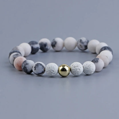 Fashion Geometric Stone Beaded Unisex Bracelets