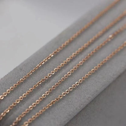 Fashion Geometric Titanium Steel Chain Necklace