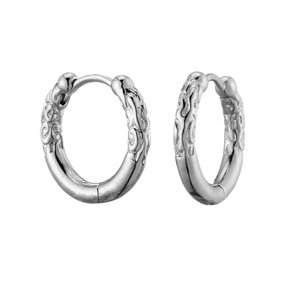 Fashion Geometric Titanium Steel Earrings Plating Stainless Steel Earrings