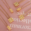 Wholesale Jewelry Fashion Geometric 304 Stainless Steel 18K Gold Plated Necklace