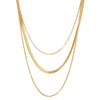 Fashion Geometric Titanium Steel Tassel Plating Necklace