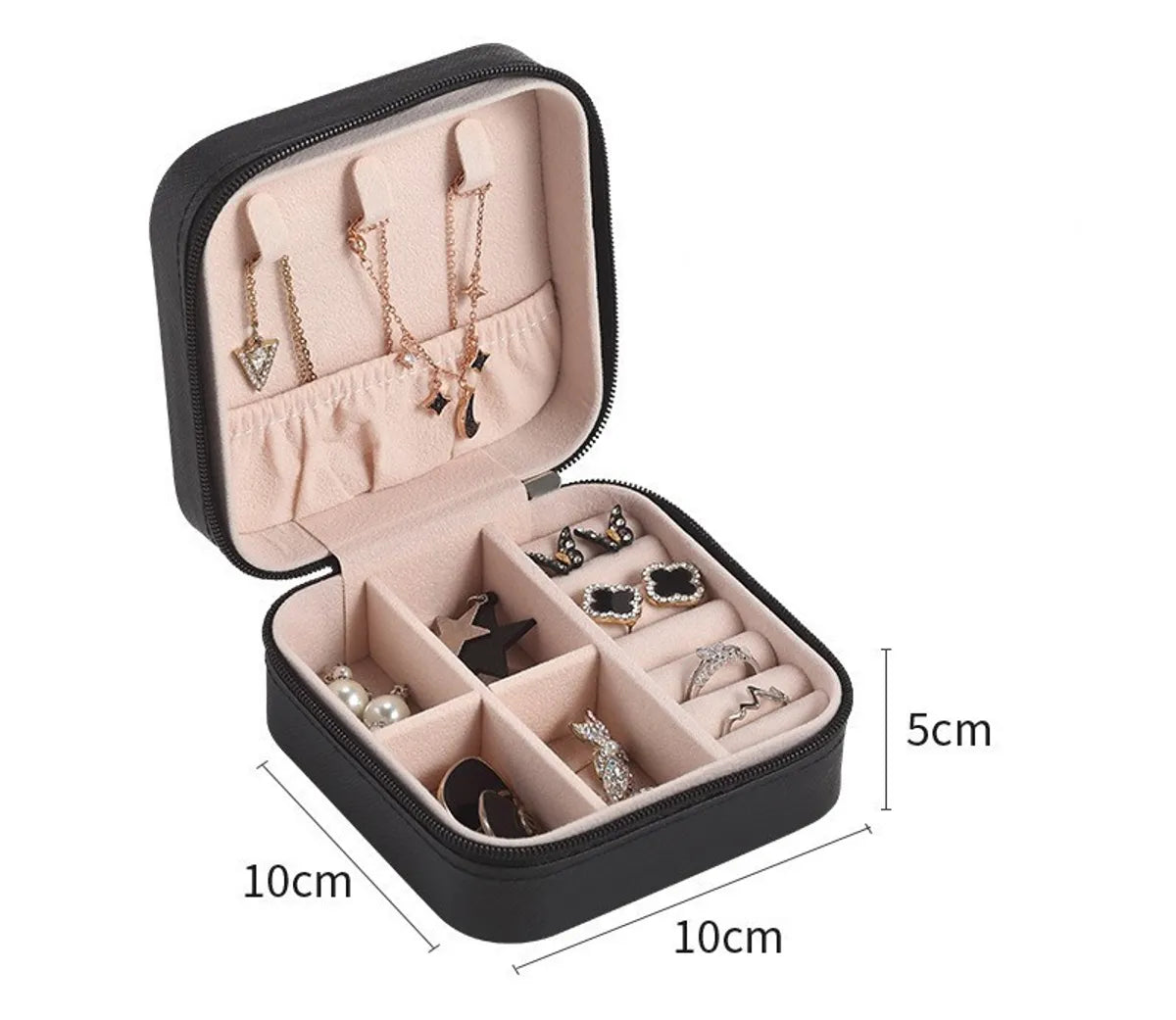 Fashion Solid Color Pu Jewelry Boxes