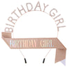 Fashion Girl Headband Shoulder Strap Suit Metal Semimanual Semimechanical