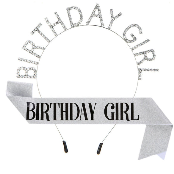 Fashion Girl Headband Shoulder Strap Suit Metal Semimanual Semimechanical