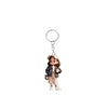 Fashion Girl Keychain Acrylic 2D Flat Modern Art Design