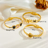 Fashion Girls Women's Titanium Steel Animals Style Diamond Inlay Bracelet