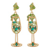 Fashion Goblet Creative Diamond Earrings