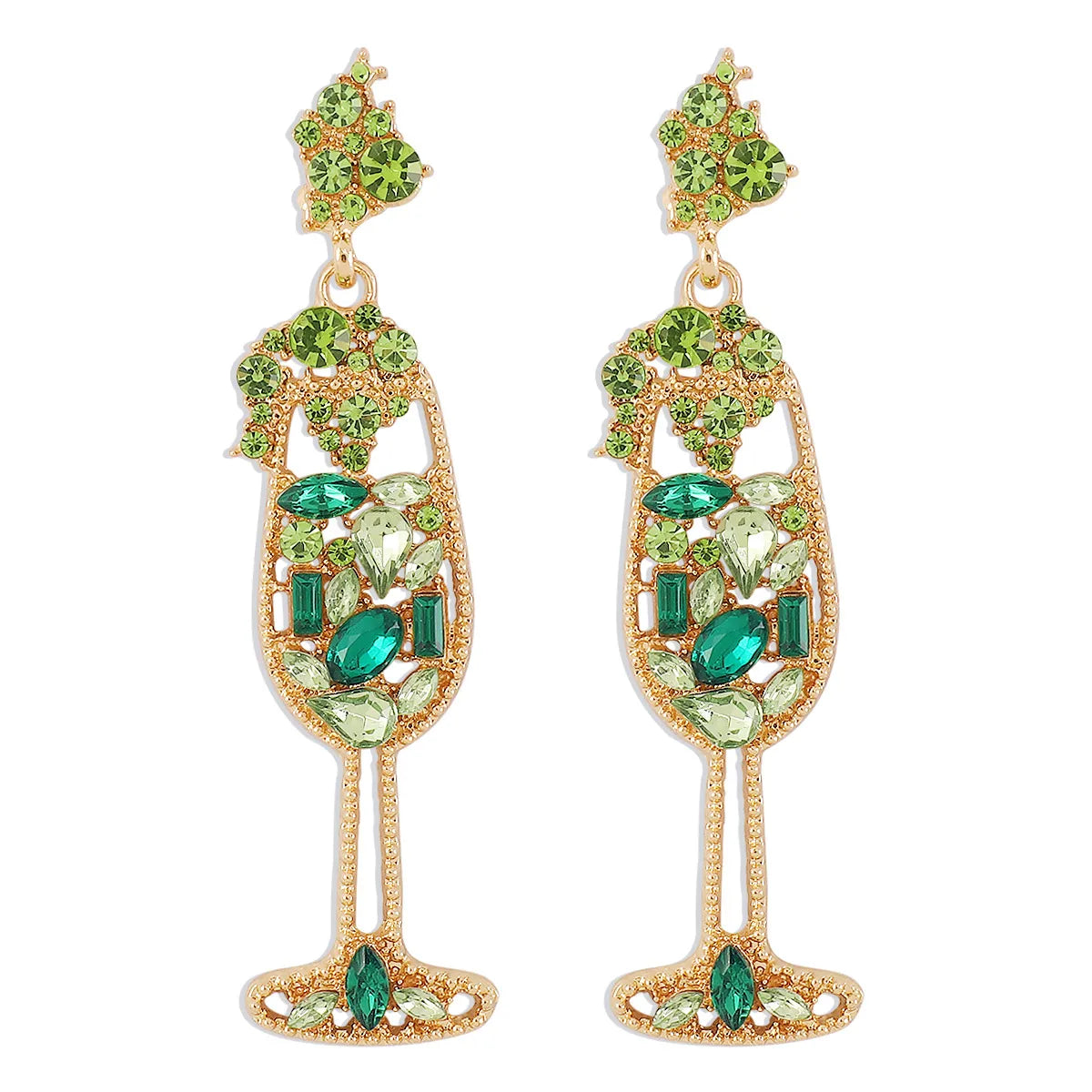 Fashion Goblet Creative Diamond Earrings