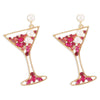 Fashion Goblet Creative Diamond Earrings