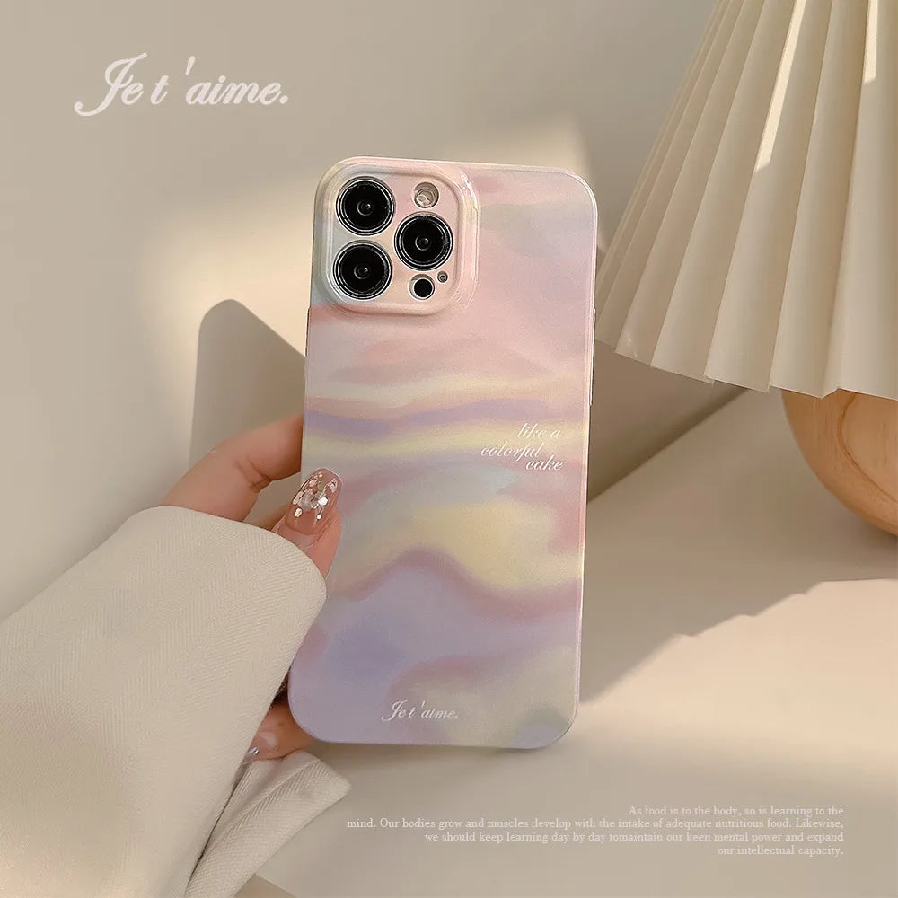 Fashion Gradient Color Butterfly Pc   Phone Cases