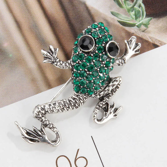 Fashion Animal Alloy Plating Artificial Gemstones Unisex Brooches