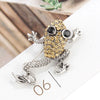 Fashion Animal Alloy Plating Artificial Gemstones Unisex Brooches