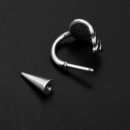 1 Piece Fashion Hand Skull Stainless Steel Ear Studs