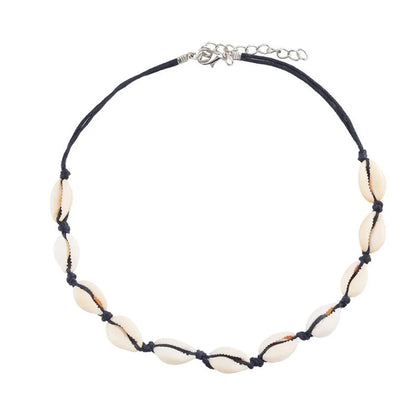 Fashion Hand-Woven Shell Necklace Choker Nhdp145320