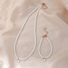 Fashion Handmade Jewelry Accessories Set With Glass Beads Geometric Pattern For Ladies