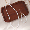 Fashion Handmade Jewelry Accessories Set With Glass Beads Geometric Pattern For Ladies